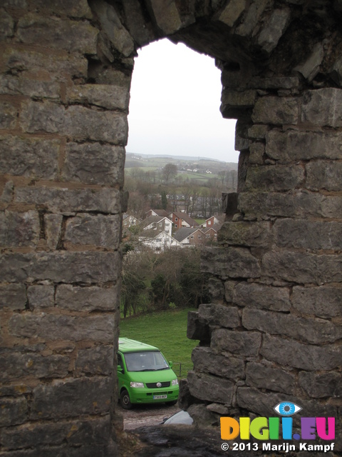 SX33010 Van seen from St. Quentin's Castle, Llanblethian near Cowbridge